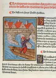 'Chableur', fra 'Ordonnances Royaux de la Juridiction de la Prevote des Marchands de la Ville de Paris', 1528 (wc und gouache på papir)